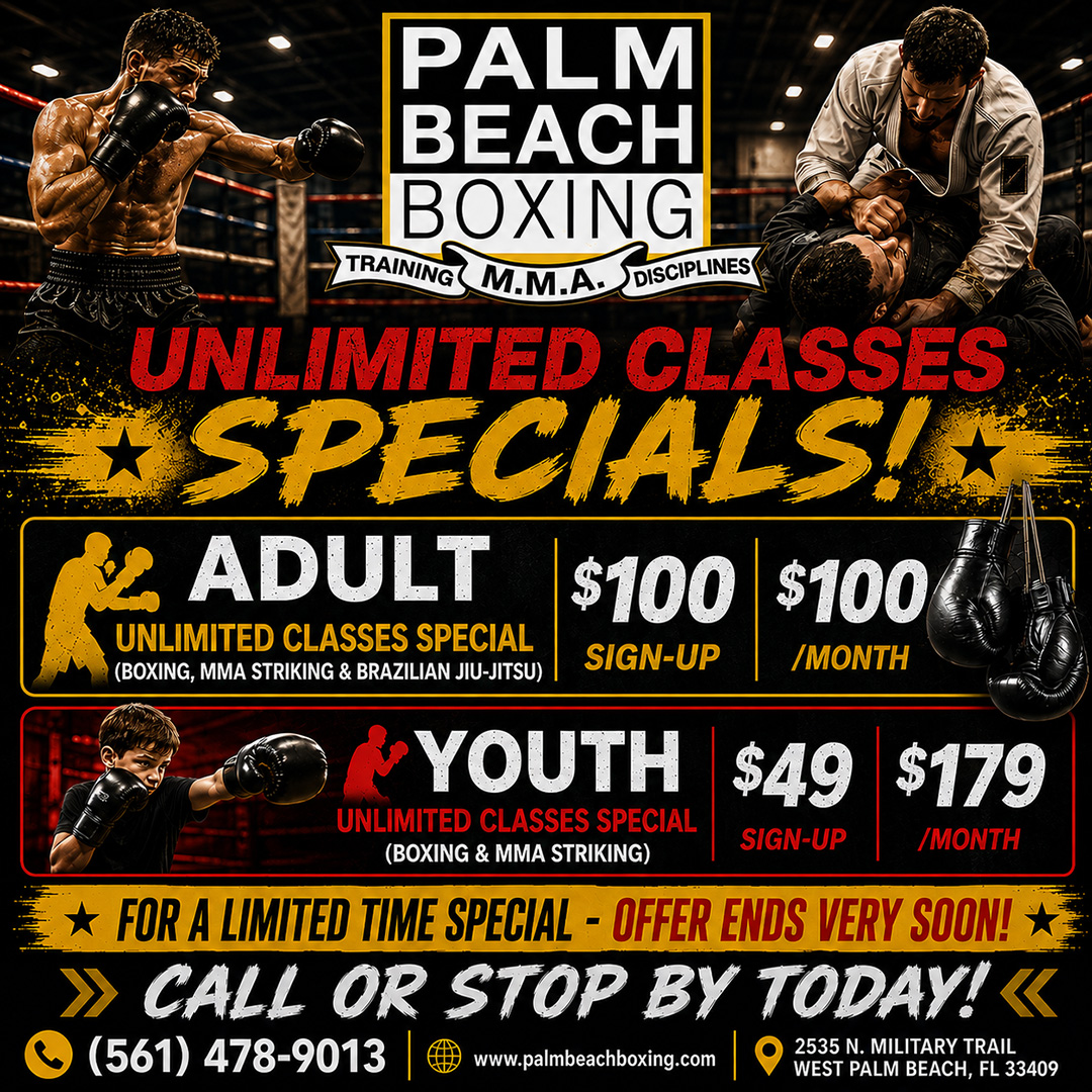 Palm Beach Boxing & MMA - Unlimited Classes Specials